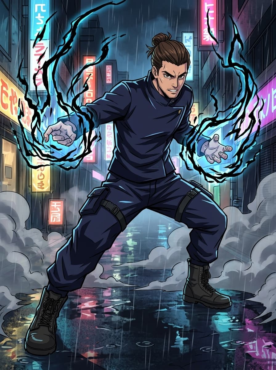 Custom Jujutsu Kaisen portrait gallery example