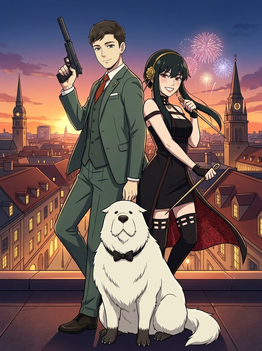 Custom Spy x Family portrait gallery example