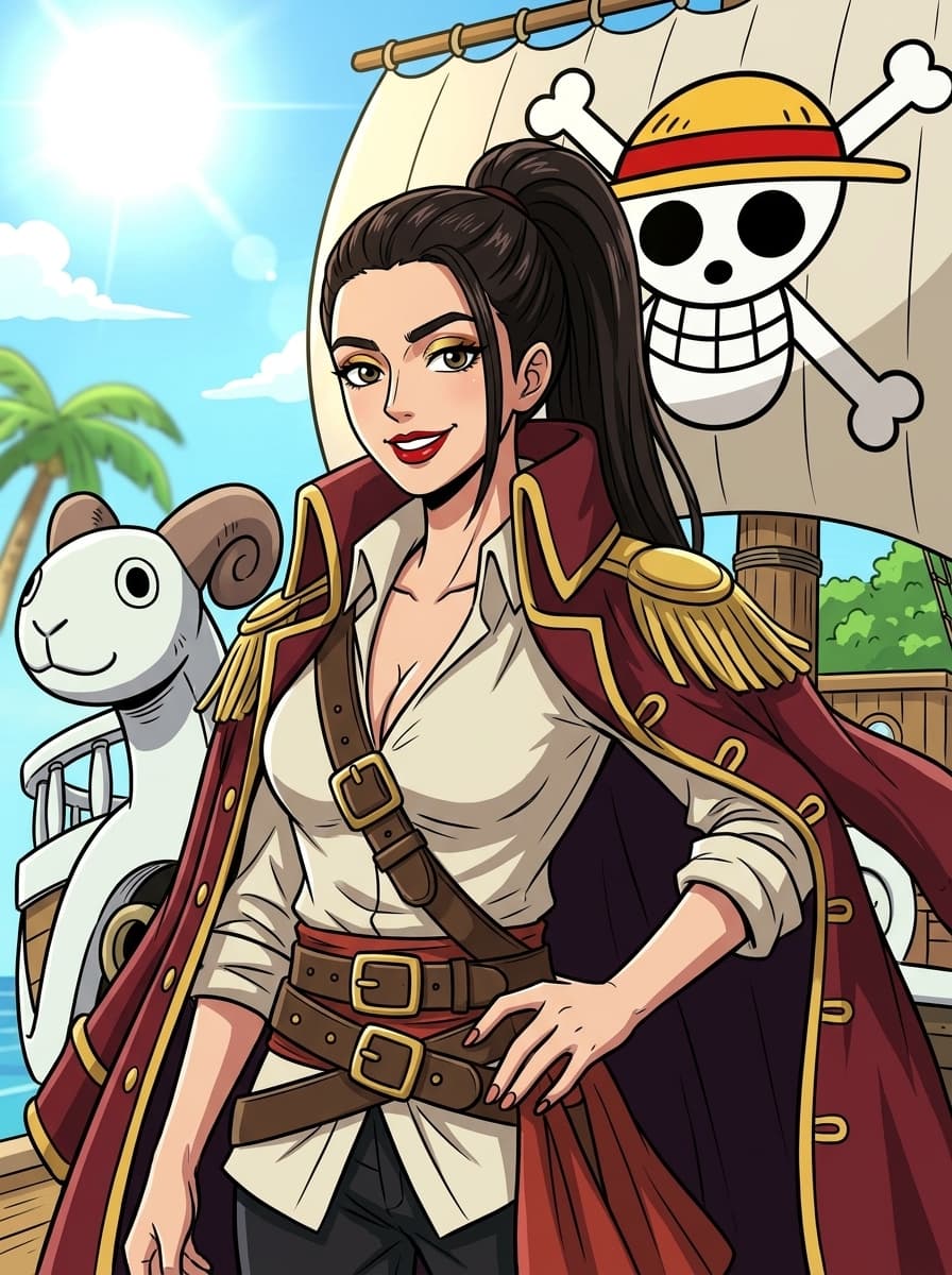 Custom One Piece portrait featured artwork showcase