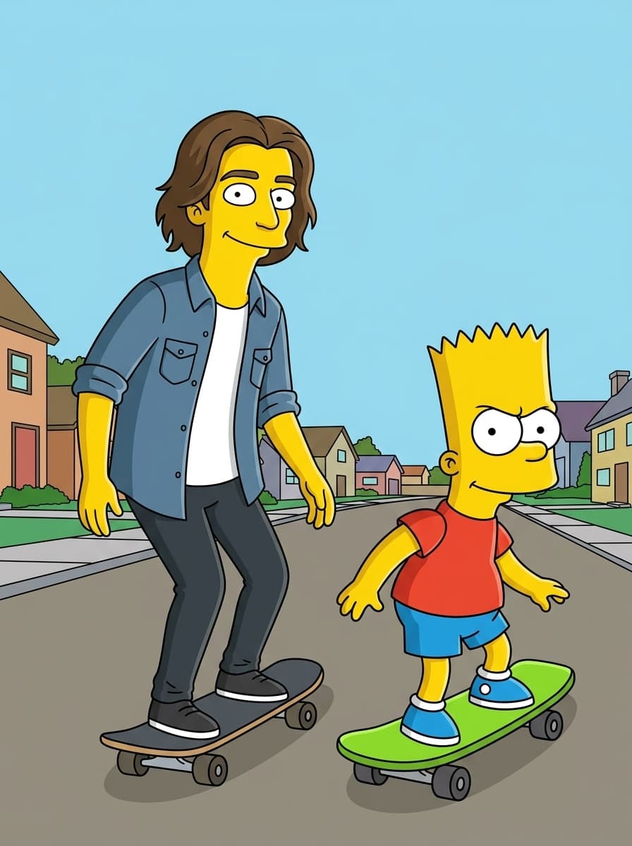 Custom The Simpsons portrait featured artwork showcase