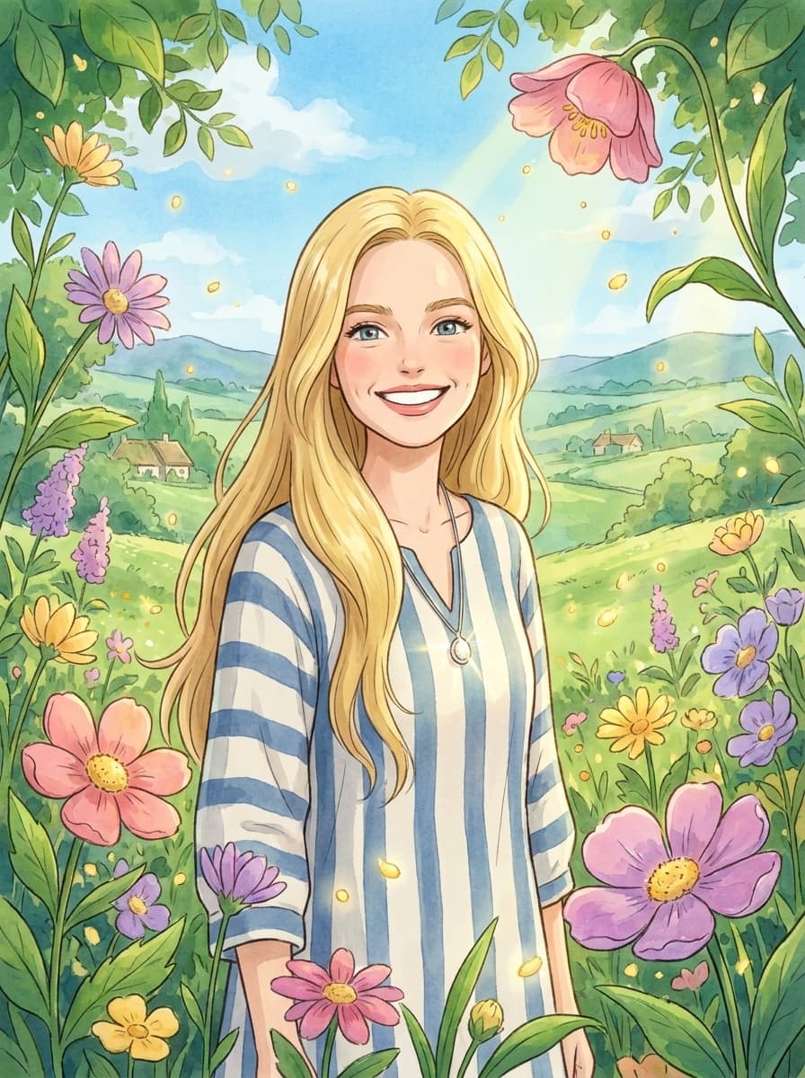 Customer review custom Ghibli Style portrait result