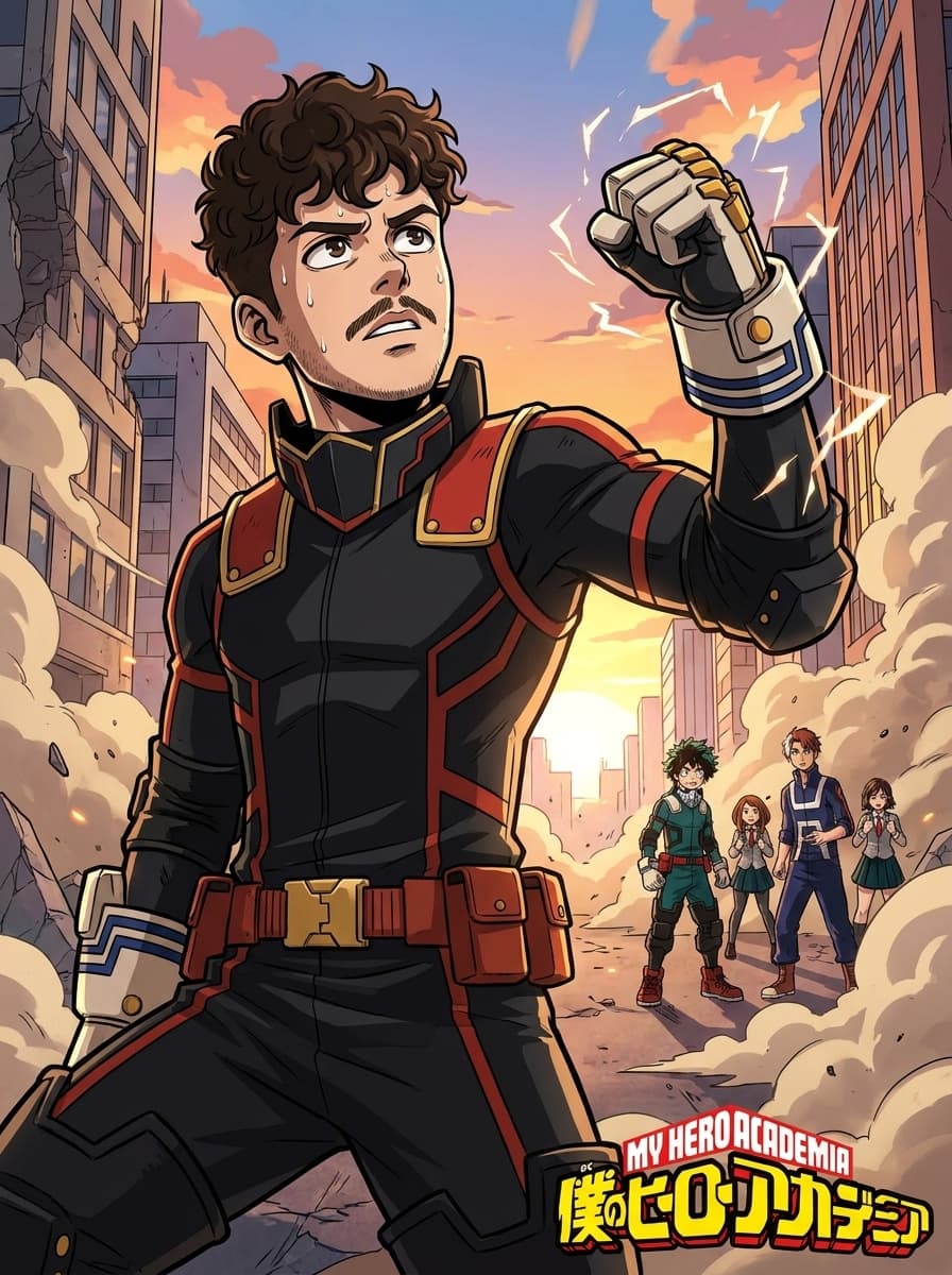 Customer review custom My Hero Academia portrait result
