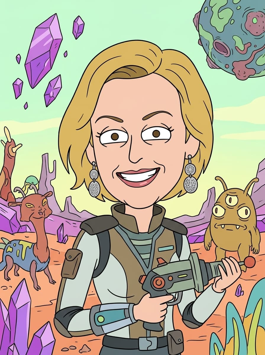 Customer review custom Rick And Morty portrait result
