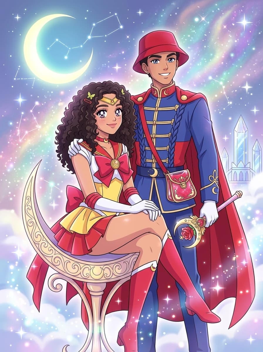 Customer review custom Sailor Moon portrait result